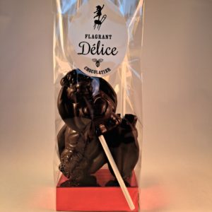 Sucettes chocolat noir bio